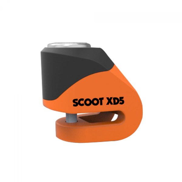 OXFORD SCOOT XD5 DISC LOCK 5MM PIN ORANGE/BLACK-860