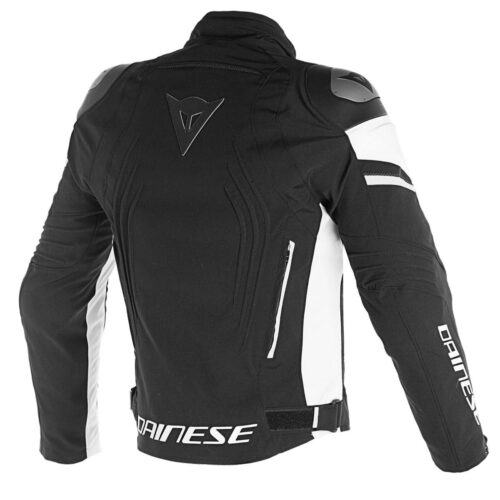DAINESE RACING 3 D-DRY JACKET BLACK/WHITE-3312