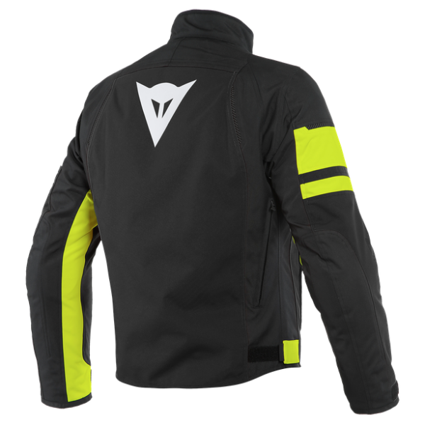 DAINESE SAETTA D-DRY JACKET BLACK/FLUO YELLOW-4002