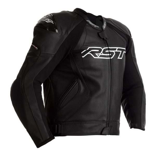 RST TRACTECH EVO 4 LEATHER JACKET BLACK-0