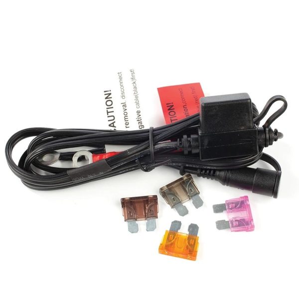 KEIS HEATED CLOTHING VEHICLE POWER SUPPLYLEAD WITH FUSE PACK-0