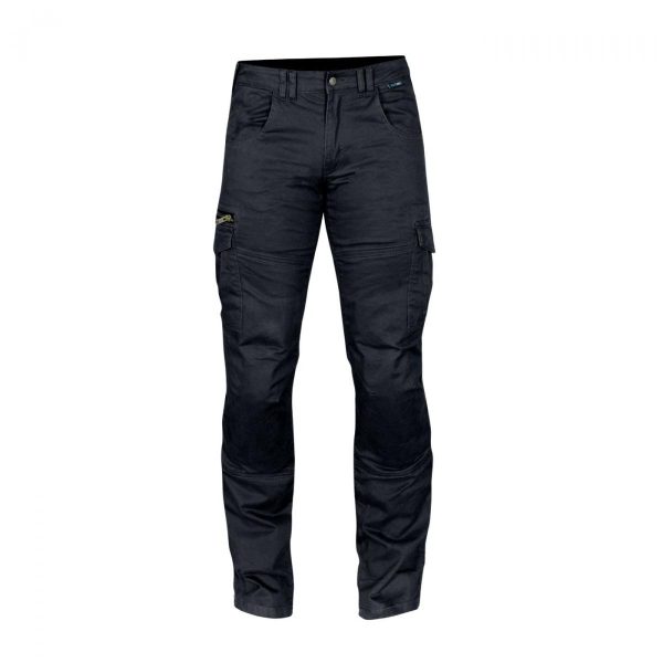 ROUTE ONE REMY CARGO JEAN BUILT WITH KEVLAR® BLACK SHORT LEG-0