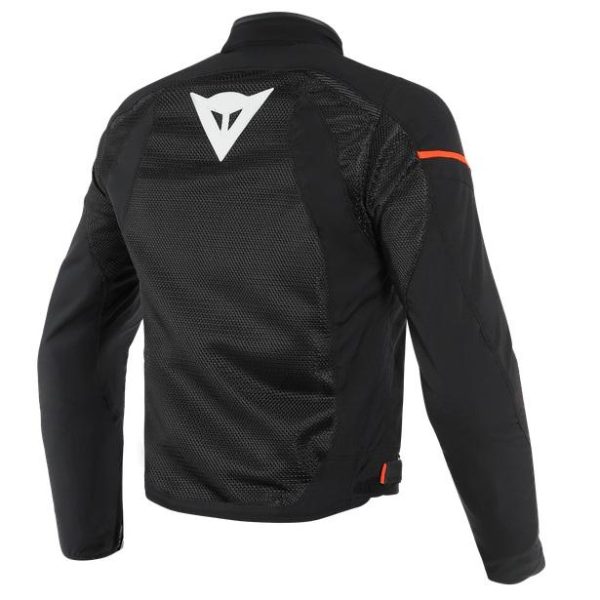 DAINESE AIR FRAME D1 TEX JACKET BLACK/WHITE/FLUO RED