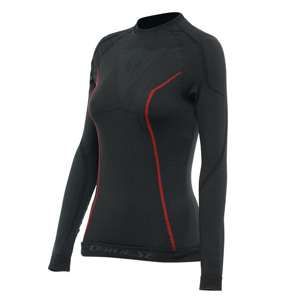 DAINESE THERMO LS LONG SLEEVE LADIES TOP BLACK/RED - P&H Motorcycles