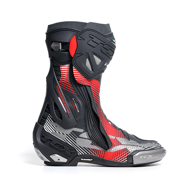 TCX RT-RACE PRO AIR BOOTS BLACK/RED/GREY