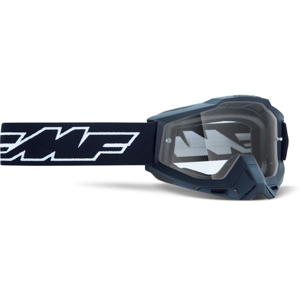 FMF POWERBOMB GOGGLE ROCKET BLACK CLEAR LENS