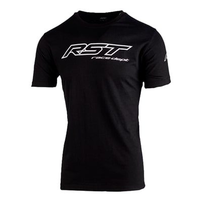 RST RACE DEPT LOGO T-SHIRT BLACK/WHITE