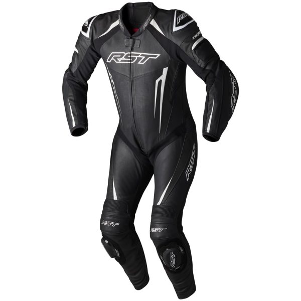 RST TRACTECH EVO 5 LEATHER SUIT BLACK/WHITE
